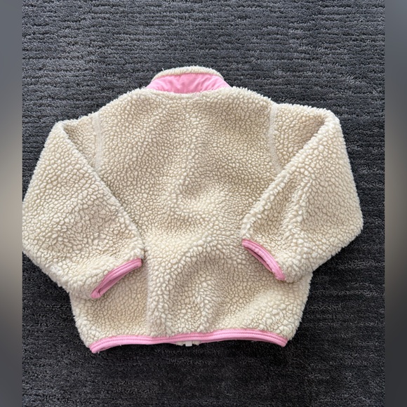 Patagonia Beige and Pink Sherpa Jacket - Picture 2 of 3